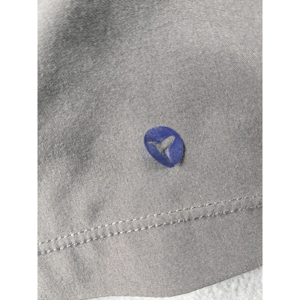 Birddogs Shorts Men Medium Gray Lined Athletic 6.5" Inseam Drawstring Zip Pocket - Picture 3 of 13